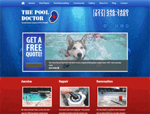 Tablet Screenshot of pooldoctorfla.com